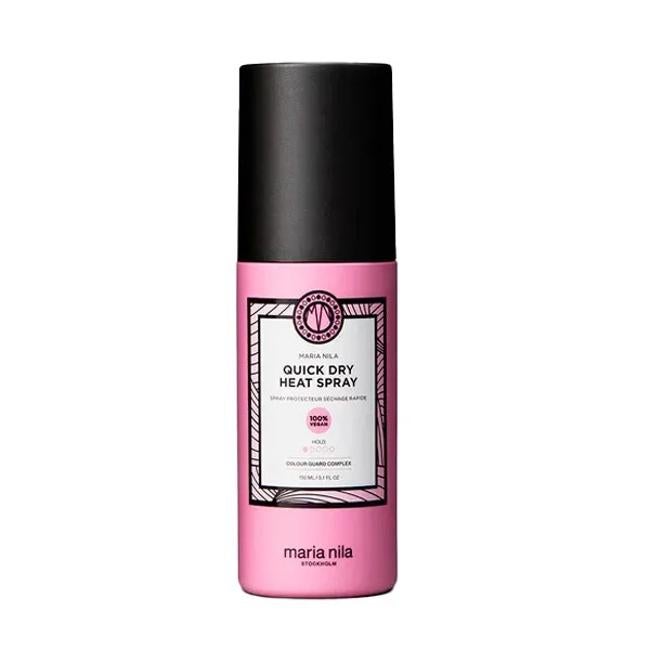 Maria nila spray termal con secado rápido.